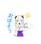 ねこみみ巫女ちゃん（個別スタンプ：5）