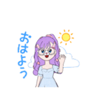 花のうさぴょん（個別スタンプ：5）