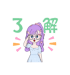 花のうさぴょん（個別スタンプ：10）