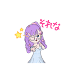 花のうさぴょん（個別スタンプ：15）
