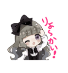 人形と女の子のゆるふわスタンプ（個別スタンプ：8）