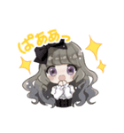 人形と女の子のゆるふわスタンプ（個別スタンプ：9）