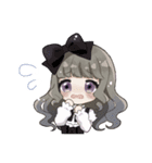 人形と女の子のゆるふわスタンプ（個別スタンプ：15）