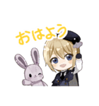 人形と女の子のゆるふわスタンプ（個別スタンプ：17）