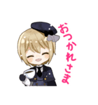 人形と女の子のゆるふわスタンプ（個別スタンプ：18）