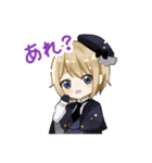 人形と女の子のゆるふわスタンプ（個別スタンプ：19）
