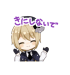 人形と女の子のゆるふわスタンプ（個別スタンプ：21）
