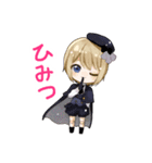 人形と女の子のゆるふわスタンプ（個別スタンプ：25）