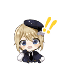 人形と女の子のゆるふわスタンプ（個別スタンプ：32）
