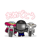 Team Bikers 8【お祝いver】（個別スタンプ：10）