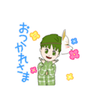 りんごのキャラの擬人化（個別スタンプ：4）