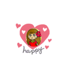 Lovely ♡ フラガール（個別スタンプ：1）