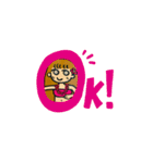 Lovely ♡ フラガール（個別スタンプ：3）