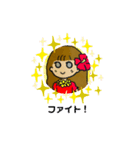 Lovely ♡ フラガール（個別スタンプ：11）