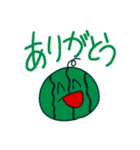 すごい！スイカのスタンプ（個別スタンプ：4）