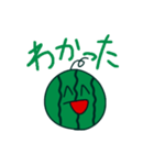 すごい！スイカのスタンプ（個別スタンプ：6）