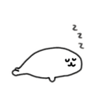 明日が見えないあざらし（個別スタンプ：3）
