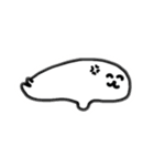 明日が見えないあざらし（個別スタンプ：4）