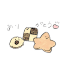 mogumogu friends きほんせっと（個別スタンプ：4）