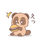 いっぱい食べるたぬきくん（個別スタンプ：38）