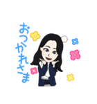 かのんちゃんの大人スタンプ（個別スタンプ：4）
