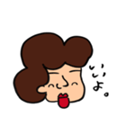 【手描き】下唇でかくね？（個別スタンプ：6）
