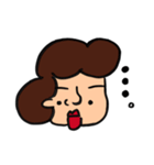 【手描き】下唇でかくね？（個別スタンプ：16）