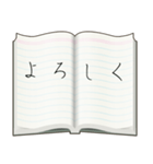 手書きの手帳（個別スタンプ：5）