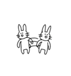 さらにたのしいウサギ（個別スタンプ：19）