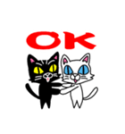 にゃん吉＆にゃん丸（個別スタンプ：4）