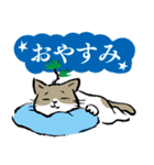 猫盆栽スタンプ（個別スタンプ：36）