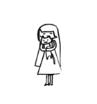 猫喰系 ✋( ˆ̑‵̮ˆ̑ )の(⌒‐⌒)版（個別スタンプ：1）