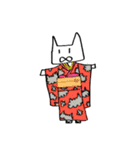 猫喰系 ✋( ˆ̑‵̮ˆ̑ )の(⌒‐⌒)版（個別スタンプ：2）