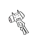 猫喰系 ✋( ˆ̑‵̮ˆ̑ )の(⌒‐⌒)版（個別スタンプ：6）