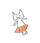 猫喰系 ✋( ˆ̑‵̮ˆ̑ )の(⌒‐⌒)版（個別スタンプ：7）