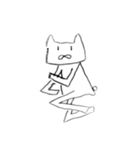 猫喰系 ✋( ˆ̑‵̮ˆ̑ )の(⌒‐⌒)版（個別スタンプ：18）