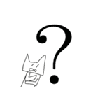 猫喰系 ✋( ˆ̑‵̮ˆ̑ )の(⌒‐⌒)版（個別スタンプ：24）