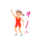 ボート部 Rowing女子スタンプ（個別スタンプ：38）