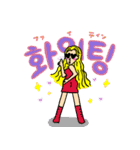 ポップな韓国語スタンプ（個別スタンプ：11）
