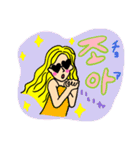ポップな韓国語スタンプ（個別スタンプ：24）
