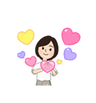 ボブヘアの日常2（個別スタンプ：3）