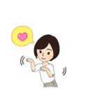 ボブヘアの日常2（個別スタンプ：16）