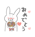 でっぱ♡うさぎ1（個別スタンプ：19）