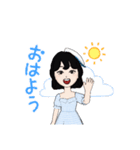 アイドル風女子（個別スタンプ：5）