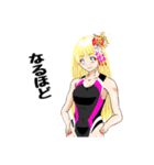 頑張る巫女お姉さんHG 夏（個別スタンプ：12）