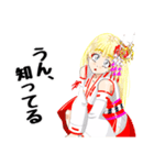 頑張る巫女お姉さんHG 夏（個別スタンプ：22）