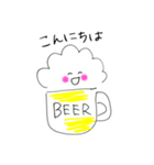 ビールのBEERちゃん（個別スタンプ：2）