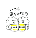 ビールのBEERちゃん（個別スタンプ：11）