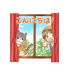 猫とウサギとショータくん（個別スタンプ：5）