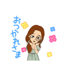 私のアバターでnow（個別スタンプ：4）
